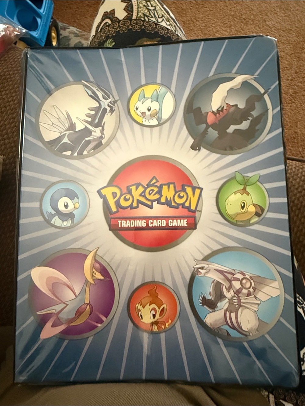 Vintage Pokémon Tcg 4 pocket uPokemon Trading Card Game Binder Album Storage